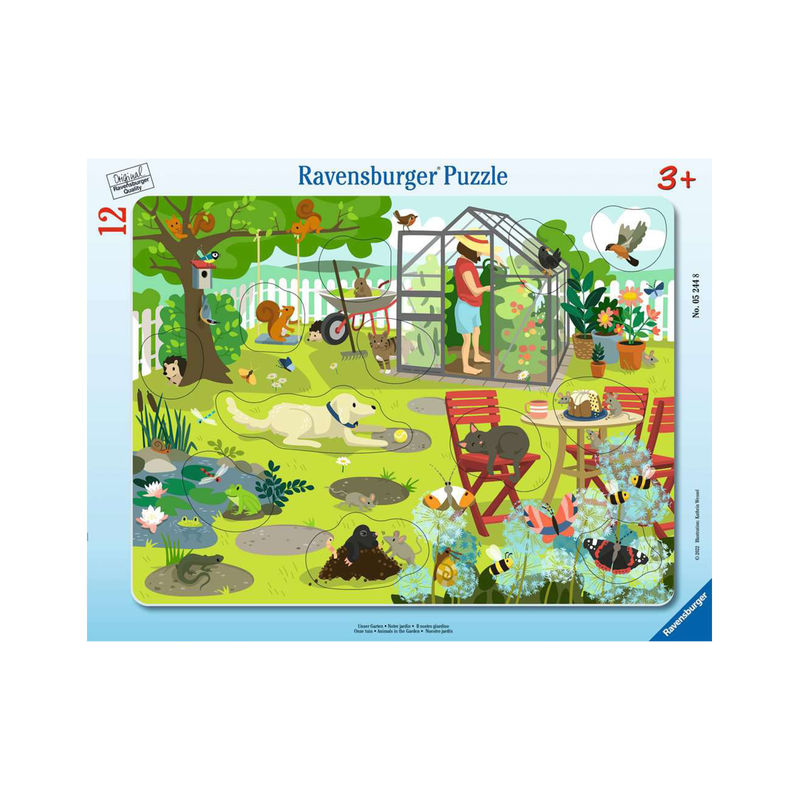 Rahmenpuzzle UNSER GARTEN 12-teilig von Ravensburger Verlag