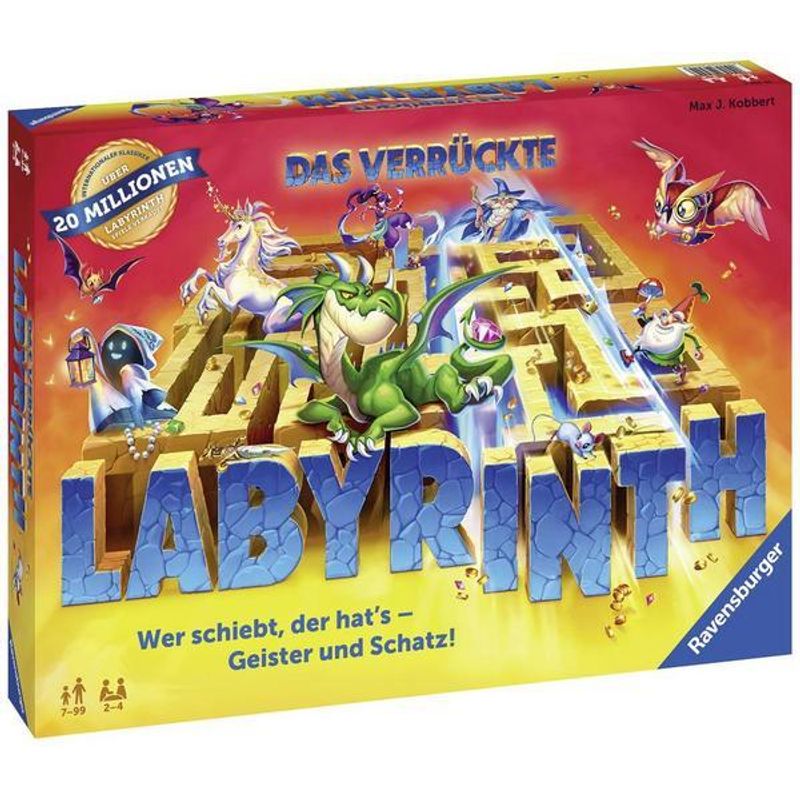 Ravensburger 26955 Das verrückte Labyrinth - Spieleklassiker für 2 - 4 Personen von Ravensburger Verlag