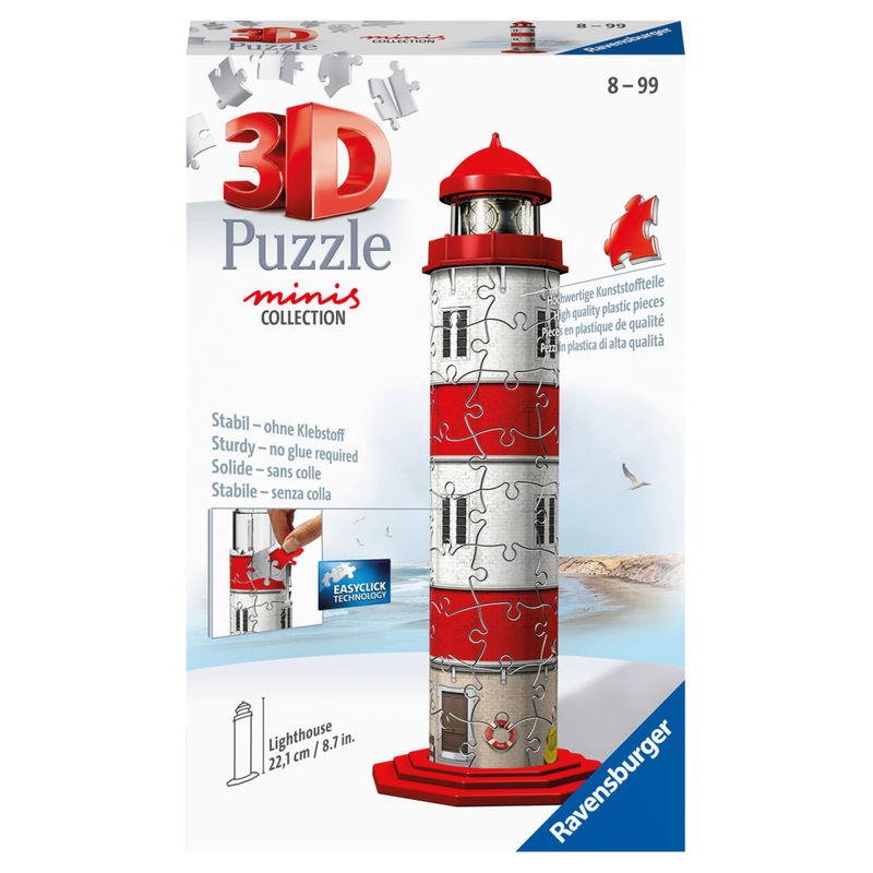 Ravensburger 3D Puzzle 11273 - Mini Leuchtturm - 54 Teile - ab 8 Jahren von Ravensburger Verlag