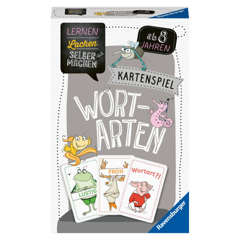 Ravensburger 80353 - Lernen Lachen Selbermachen: Wortarten, Lernspiel, Kartenspi von Ravensburger Verlag