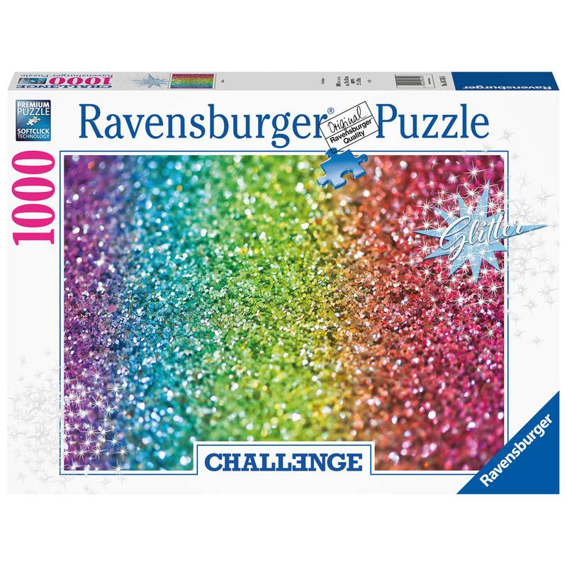 Ravensburger Challenge Puzzle 16745 - Glitzer - 1000 Teile Puzzle für Erwachsene und Kinder ab 14 Jahren von Ravensburger Verlag