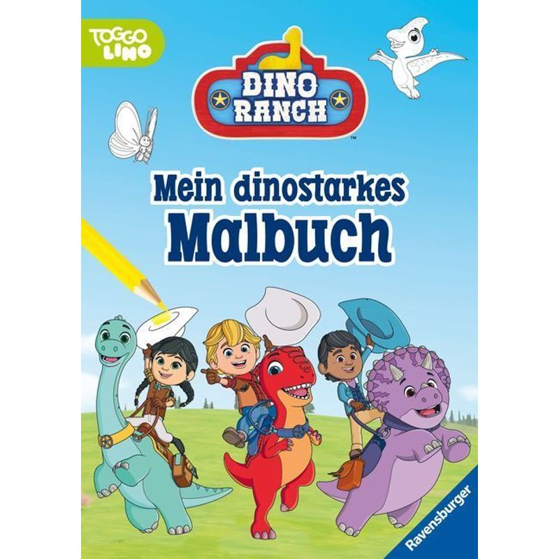 Ravensburger Dino Ranch Malbuch 24 Ausmalbilder für Kinder ab 4 von Ravensburger Verlag