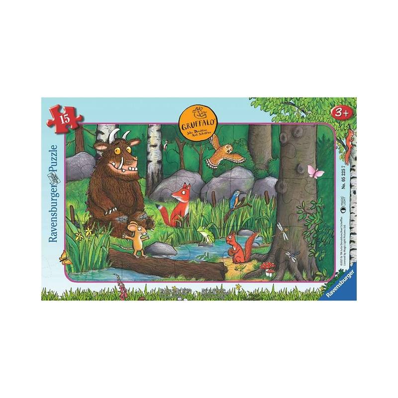 Ravensburger Kinderpuzzle - 05225 Die Maus und der Grüffelo - Rahmenpuzzle für K von Ravensburger Verlag