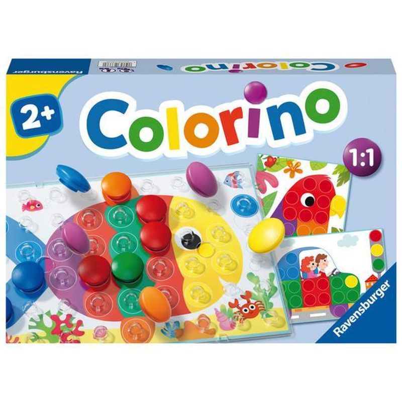 Ravensburger Kinderspiele 20832 - Colorino - Kinderspiel zum Farbenlernen, Mosai von Ravensburger Verlag