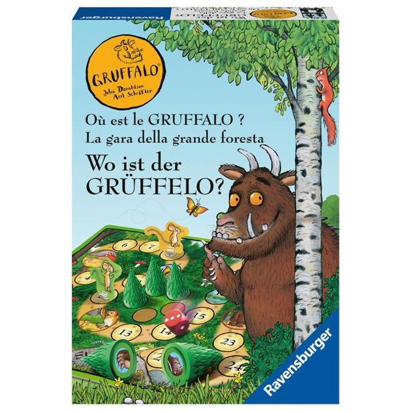Ravensburger Kinderspiele - 20833 - Wo ist der Grüffelo? - Brettspiel für 2-4 Gr von Ravensburger Verlag