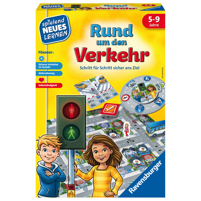 Ravensburger Lernspiel Rund um den Verkehr 24997, Kinderspiel, ab 5 Jahren, für von Ravensburger Verlag
