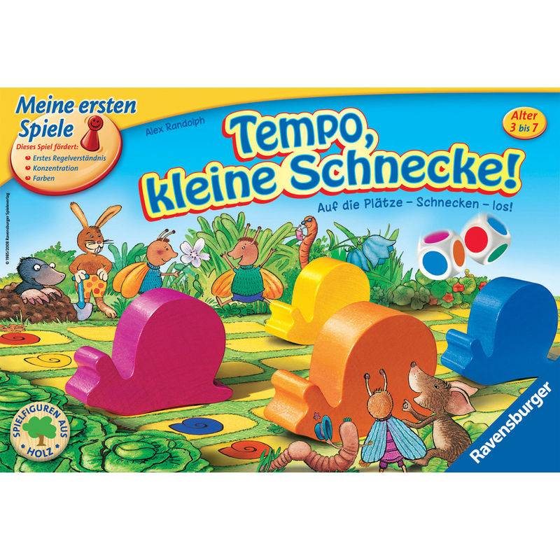 Ravensburger - Meine ersten Spiele "Tempo, kleine Schnecke!", Kinderspiel von Ravensburger Verlag