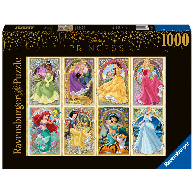 Ravensburger Puzzle 16504 - Nouveau Art Prinzessinnen - 1000 Teile Disney Puzzle für Erwachsene und Kinder ab 14 Jahren von Ravensburger Verlag