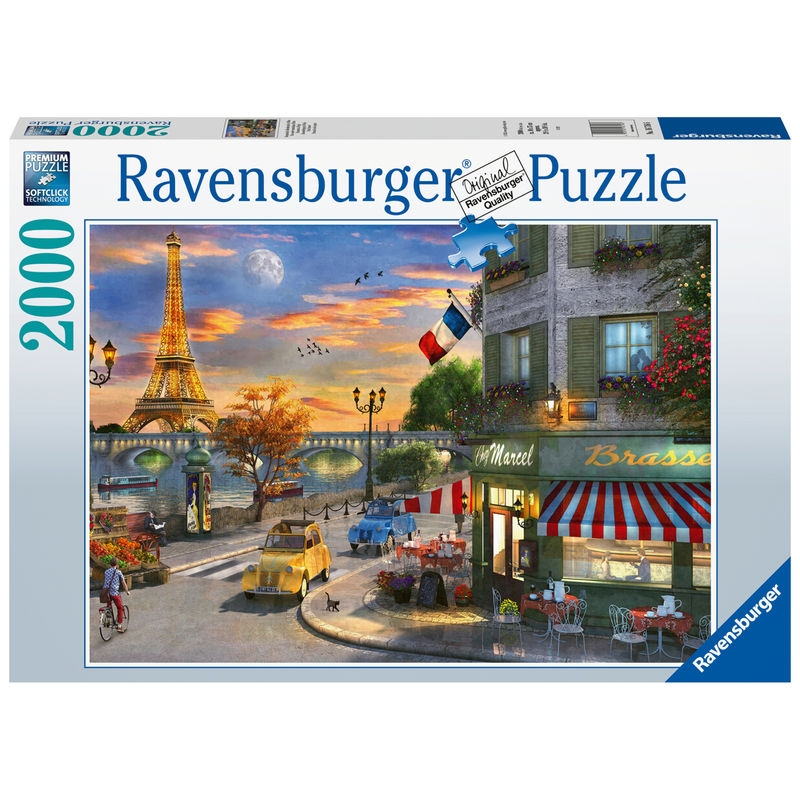 Ravensburger Puzzle 16716 - Romantische Abendstunde in Paris - 2000 Teile Puzzle für Erwachsene und Kinder ab 14 Jahren von Ravensburger Verlag