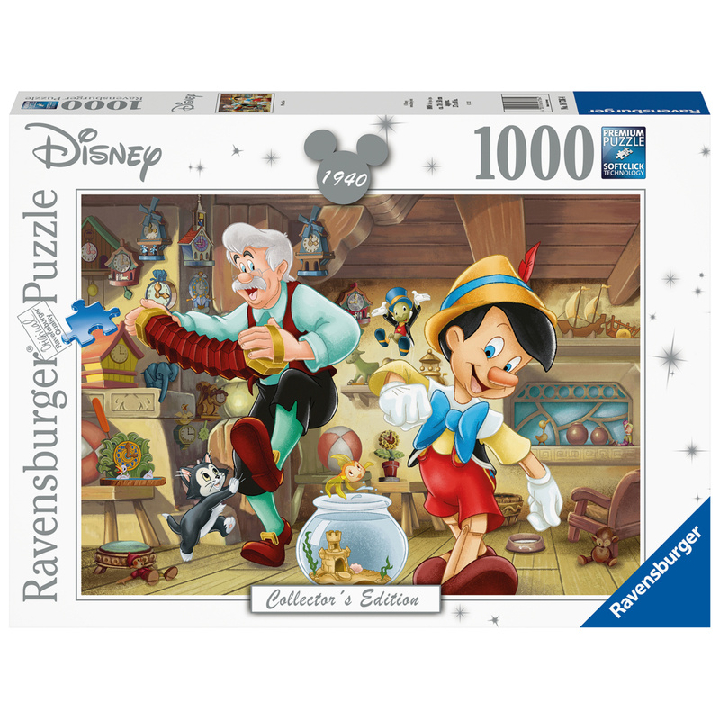 Ravensburger Puzzle 16736 - Pinocchio - 1000 Teile Disney Puzzle für Erwachsene und Kinder ab 14 Jahren von Ravensburger Verlag