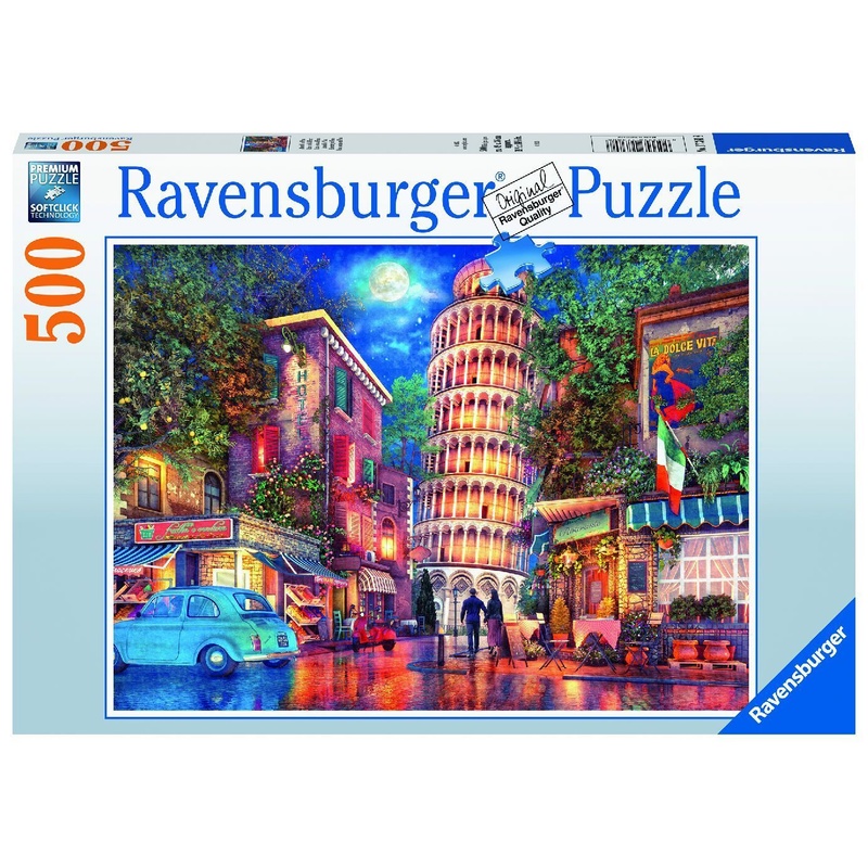 Ravensburger Puzzle 17380 Abends in Pisa - 500 Teile Puzzle für Erwachsene und Kinder ab 12 Jahren von Ravensburger Verlag