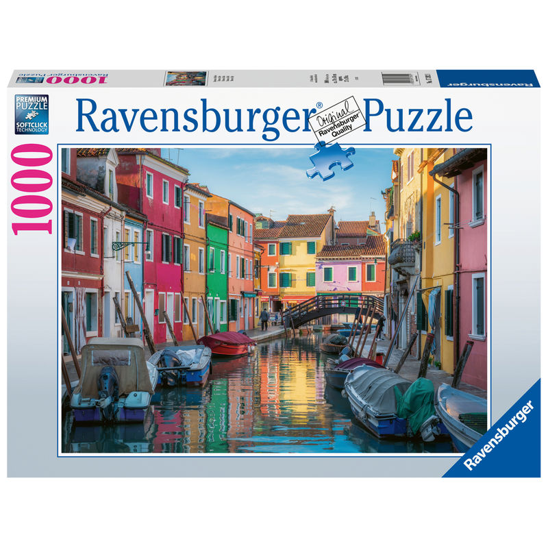 Ravensburger Puzzle 17392 Burano in Italien - 1000 Teile Puzzle für Erwachsene und Kinder ab 14 Jahren von Ravensburger Verlag