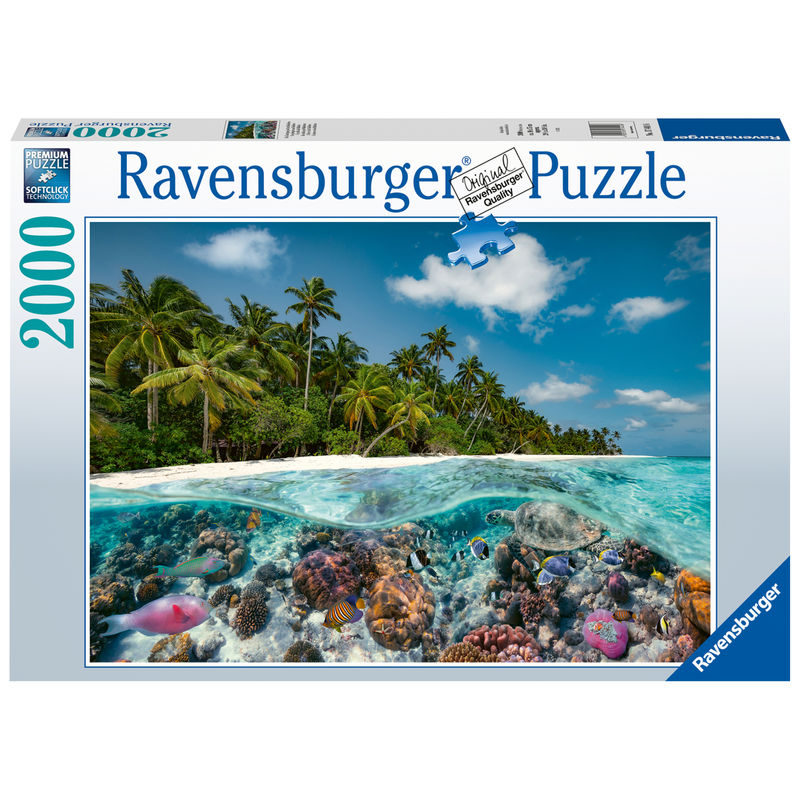 Ravensburger Puzzle 17441 Ein Tauchgang auf den Malediven - 2000 Teile Puzzle für Erwachsene und Kinder ab 14 Jahren von Ravensburger Verlag