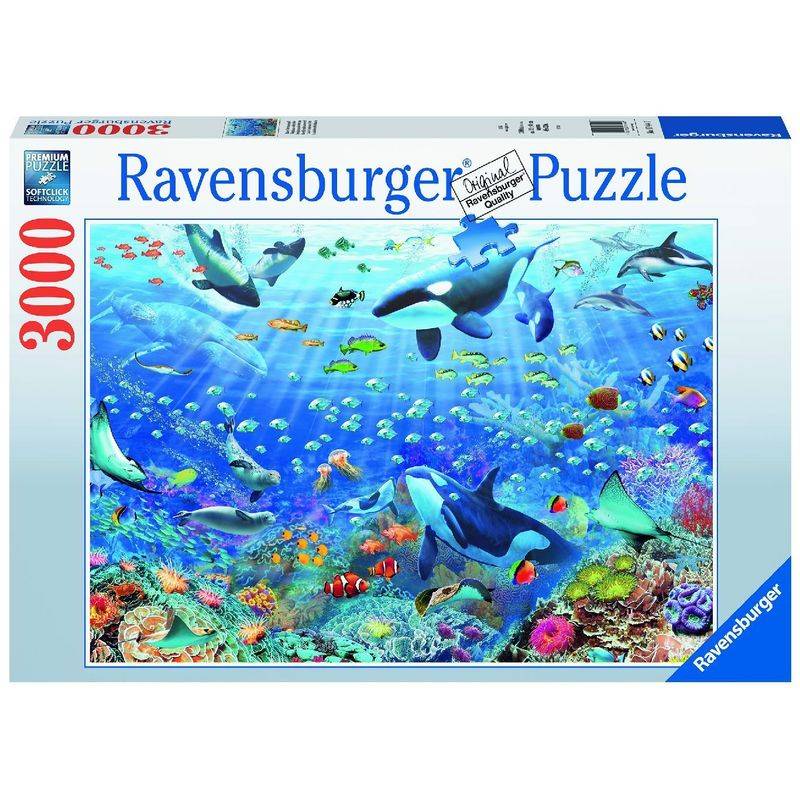 Ravensburger Puzzle 17444 Bunter Unterwasserspaß - 3000 Teile Puzzle für Erwachsene und Kinder ab 14 Jahren von Ravensburger Verlag