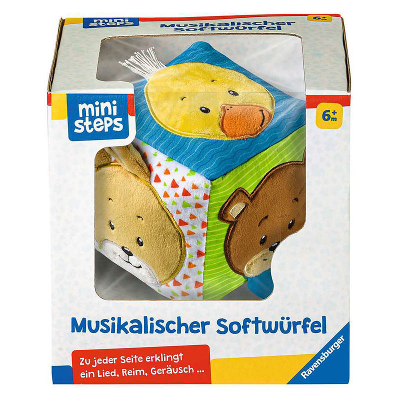 ministeps® Soundspielzeug MUSIKALISCHER SOFTWÜRFEL in bunt von Ravensburger Verlag