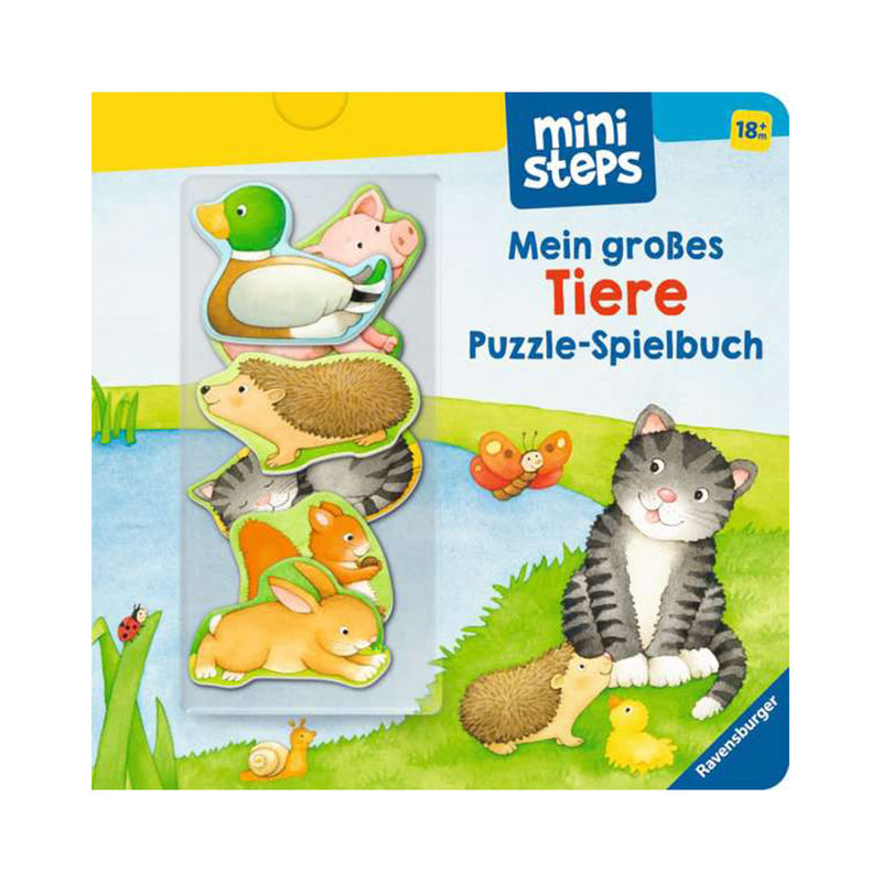 ministeps: Mein großes Tiere Puzzle-Spielbuch von Ravensburger Verlag