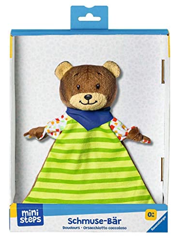Ravensburger ministeps 4155 Schmuse-Bär 4155, Kuscheltier und Schmusetuch mit Rassel, Baby Spielzeug ab 0 Monate Ravensburger ministeps 4155 Schmuse-Bär 4155, Kuscheltier und Schmusetuch mit Rassel, Baby Spielzeug ab 0 Monate von Ravensburger