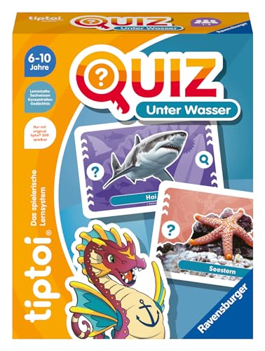 Ravensburger tiptoi 00192 Quiz Unter Wasser, Quizspiel für Kinder ab 6 Jahren, für 1-4 Spieler von Ravensburger tiptoi