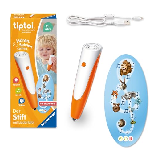 Ravensburger tiptoi Stift mit Liedertafel 00233 - Das spielerische Lernsystem, Lernspielzeug für Kinder ab 2 Jahren - Mit tiptoi Stift Ravensburger tiptoi Stift mit Liedertafel 00233 - Das spielerische Lernsystem, Lernspielzeug für Kinder ab 2 Jahren - Mit tiptoi Stift von Ravensburger