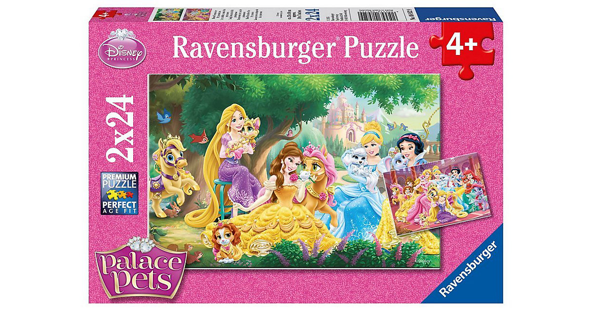 2er Set Puzzle, je 24 Teile, 26x18 cm, Disney Palace Pets Beste Freunde der Prinzessinnen 2er Set Puzzle, je 24 Teile, 26x18 cm, Disney Palace Pets Beste Freunde der Prinzessinnen von Ravensburger