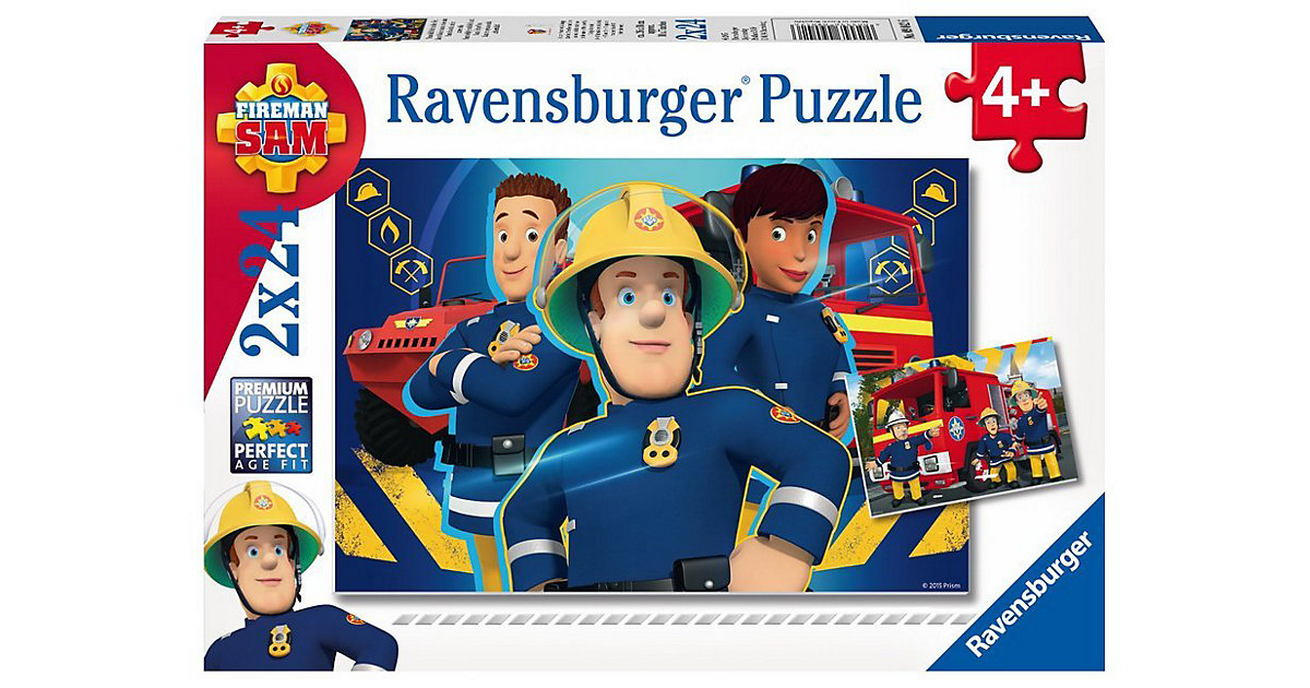 2er Set Puzzle, je 24 Teile, 26x18 cm, Sam hilft dir in der Not 2er Set Puzzle, je 24 Teile, 26x18 cm, Sam hilft dir in der Not von Ravensburger