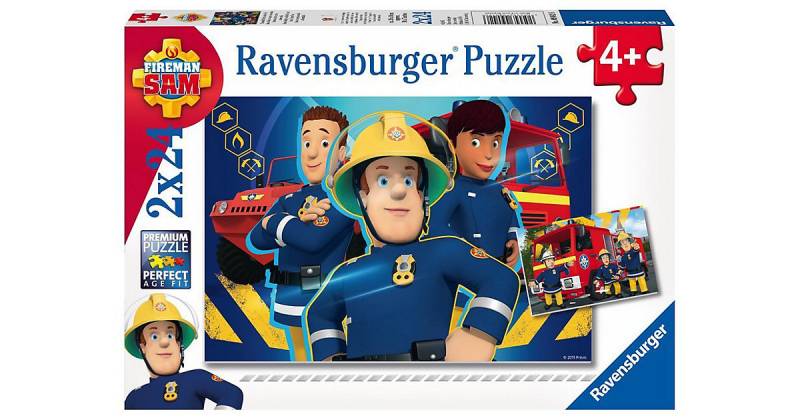 2er Set Puzzle, je 24 Teile, 26x18 cm, Sam hilft dir in der Not von Ravensburger