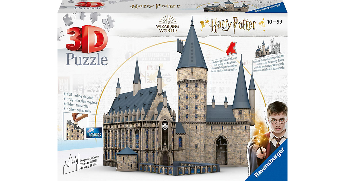 3D-Puzzle Hogwarts Castle Harry Potter, 540 Teile von Ravensburger