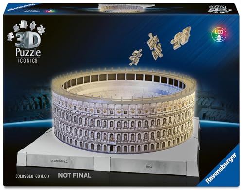 3D Puzzle Iconics: Kolosseum Rom - mit Licht 3D Puzzle Iconics: Kolosseum Rom - mit Licht von Ravensburger