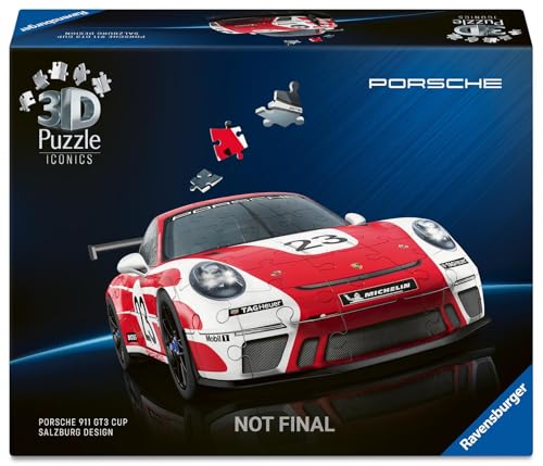 3D Puzzle Iconics: Porsche 911 "Salzburg Edition 3D Puzzle Iconics: Porsche 911 "Salzburg Edition von Ravensburger
