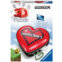 3D Puzzle Ravensburger Herzschatulle - Minecraft 54 Teile 3D Puzzle Ravensburger Herzschatulle - Minecraft 54 Teile von Ravensburger