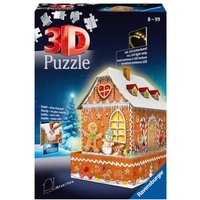 3D Puzzle Ravensburger Lebkuchenhaus bei Nacht 216 Teile von Ravensburger Verlag GmbH