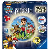 3D Puzzle Ravensburger Puzzle-Ball Nachtlicht Paw Patrol 72 Teile von Ravensburger
