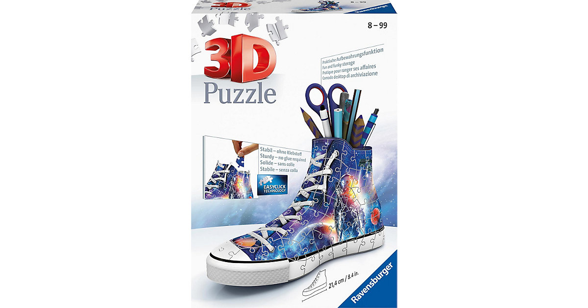 3D-Puzzle Sneaker - Astronauten im Weltall, 108 Teile 3D-Puzzle Sneaker - Astronauten im Weltall, 108 Teile von Ravensburger