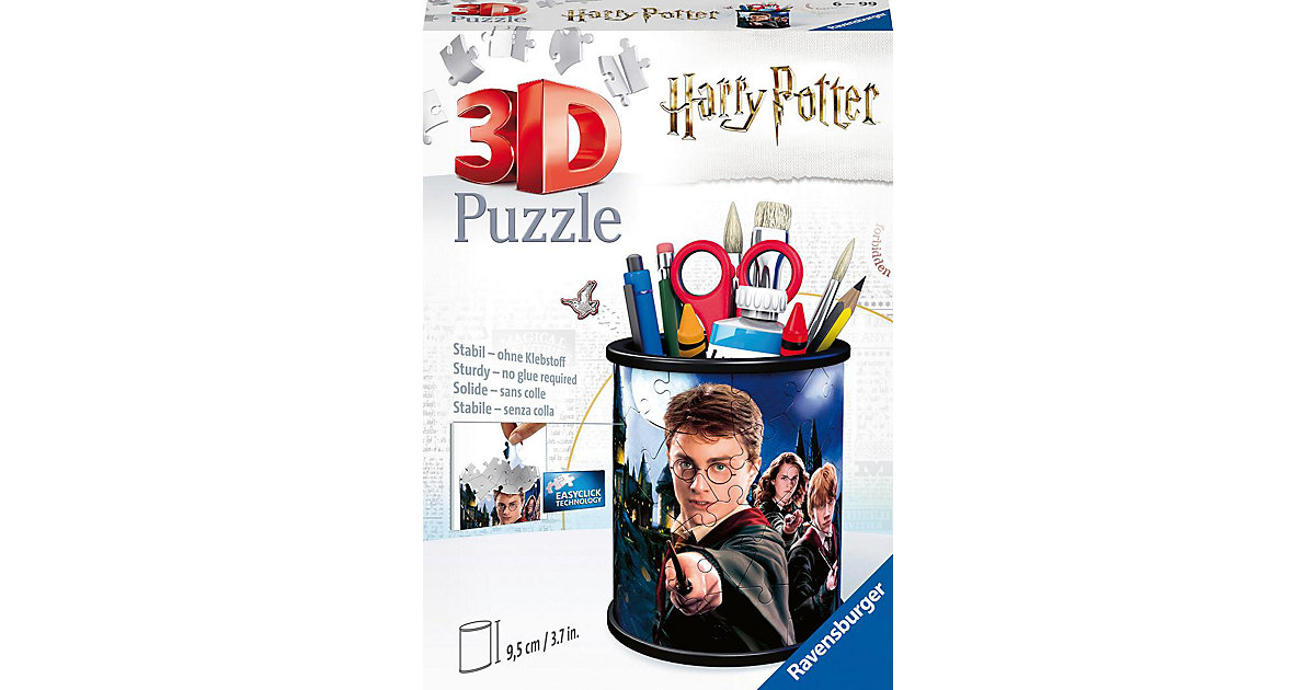 3D-Puzzle Utensilo, Ø8 x 9,5 cm, 54 Teile, Harry Potter 3D-Puzzle Utensilo, Ø8 x 9,5 cm, 54 Teile, Harry Potter von Ravensburger