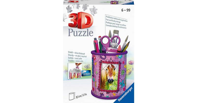 3D-Puzzle Utensilo Pferde, 54 Teile von Ravensburger