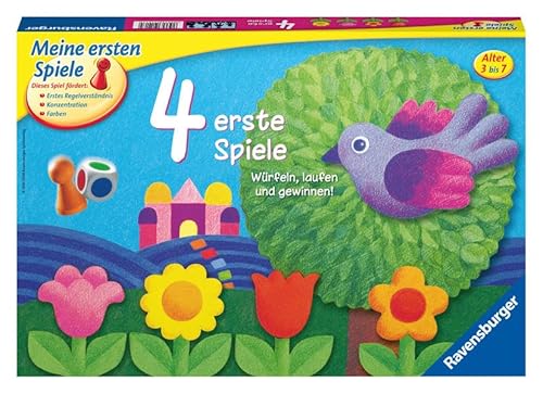 4 erste Spiele: Würfeln, Laufen und gewinnen! von Ravensburger