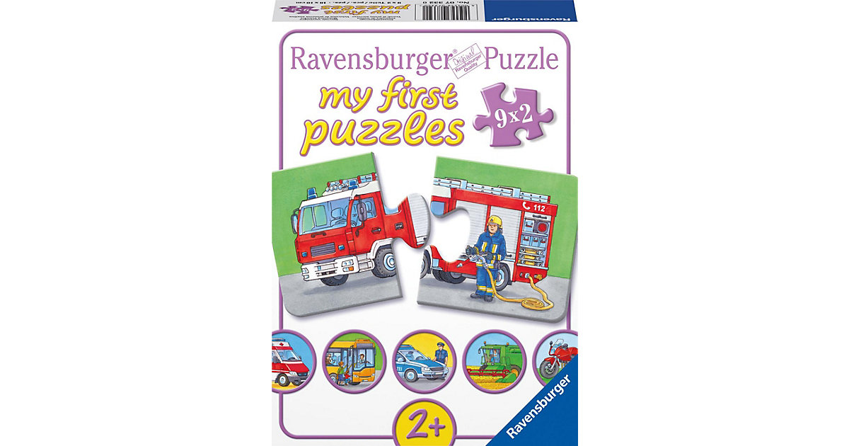 9er Set Puzzle, je 2 Teile, 18x 10 cm, Einsatzfahrzeuge 9er Set Puzzle, je 2 Teile, 18x 10 cm, Einsatzfahrzeuge von Lego