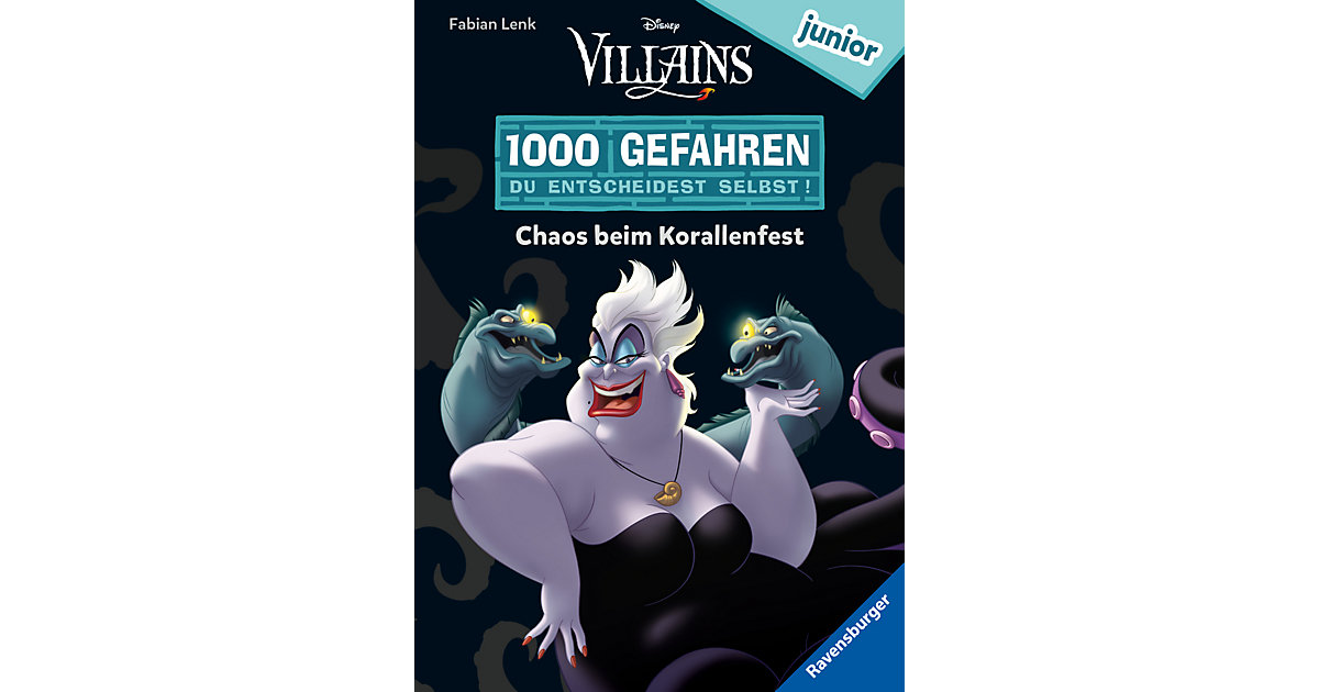 Buch - 1000 Gefahren junior: Disney Villains: Chaos beim Korallenfest Buch - 1000 Gefahren junior: Disney Villains: Chaos beim Korallenfest von Ravensburger