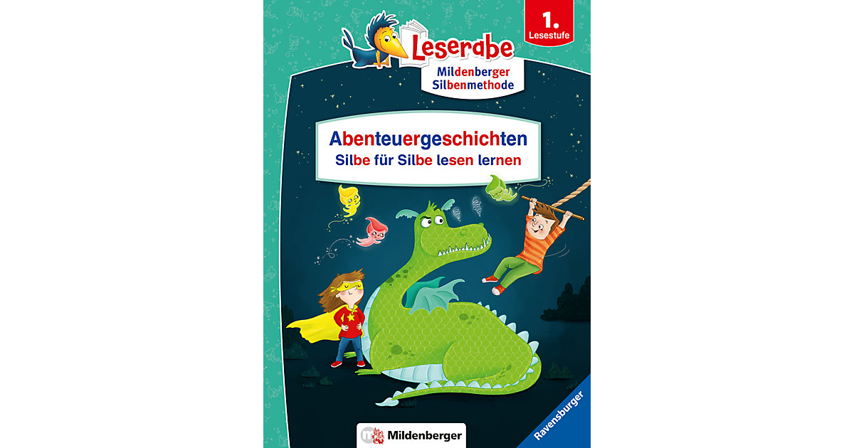 Buch - Abenteuergeschichten - Silbe Silbe lesen lernen - Leserabe ab 1. Klasse - Erstlesebuch Kinder ab 6 Jahren Kinder Buch - Abenteuergeschichten - Silbe Silbe lesen lernen - Leserabe ab 1. Klasse - Erstlesebuch Kinder ab 6 Jahren Kinder von Ravensburger