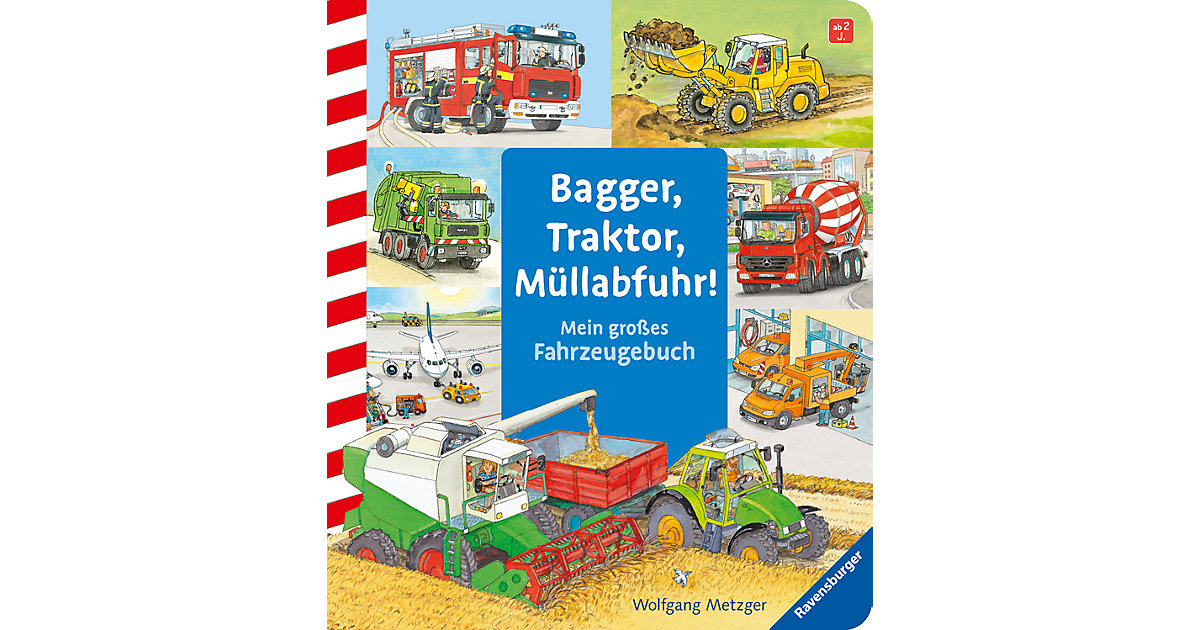 Buch - Bagger, Traktor, Müllabfuhr! von Ravensburger