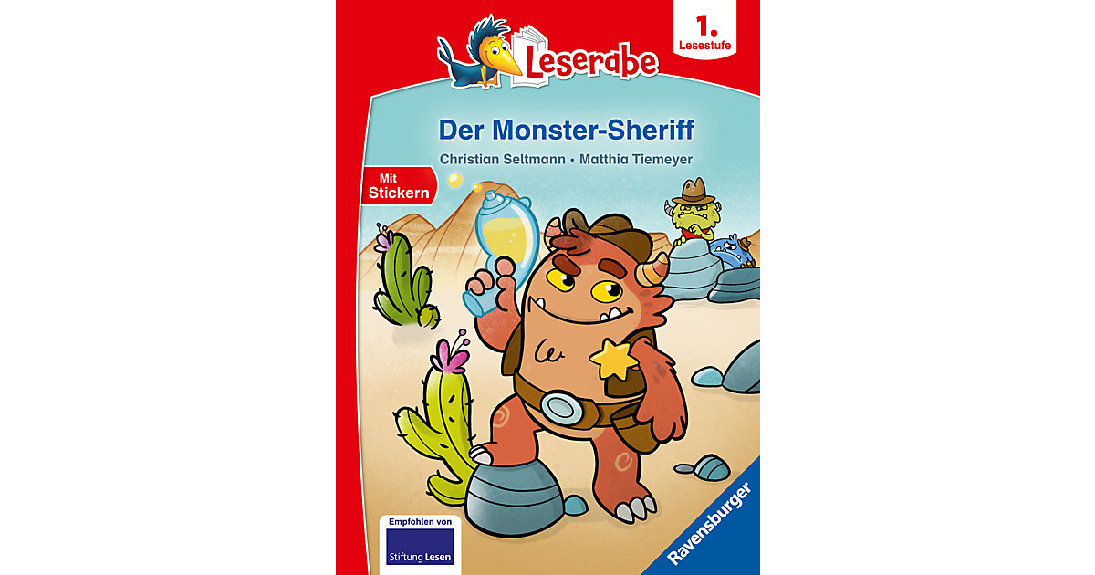 Buch - Der Monster-Sheriff - Leserabe ab Klasse 1- Erstlesebuch Kinder ab 6 Jahren Kinder Buch - Der Monster-Sheriff - Leserabe ab Klasse 1- Erstlesebuch Kinder ab 6 Jahren Kinder von Ravensburger