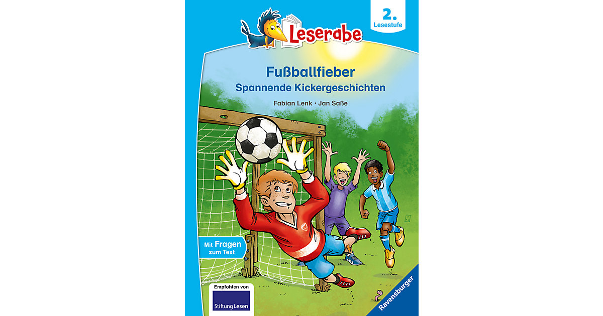 Buch - Fußballfieber, Spannende Kickergeschichten - Leserabe ab 2. Klasse - Erstlesebuch Kinder ab 7 Jahren  Kinder von Ravensburger