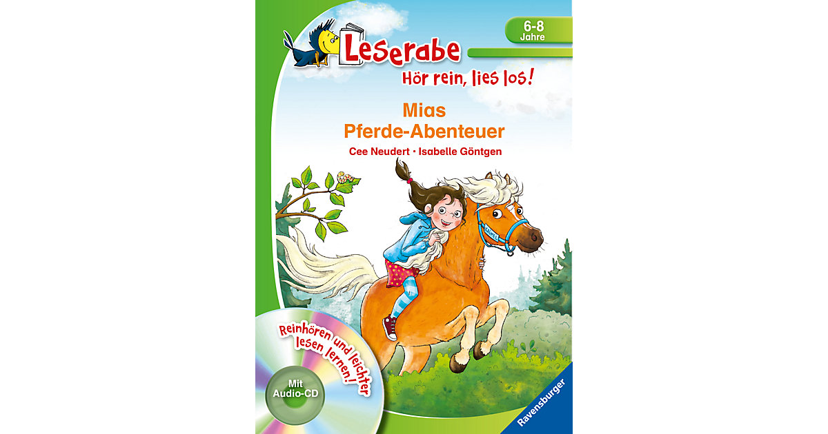 Buch - Leserabe - Hör rein, lies los!: Mias Pferde-Abenteuer, mit Audio-CD Buch - Leserabe - Hör rein, lies los!: Mias Pferde-Abenteuer, mit Audio-CD von Ravensburger
