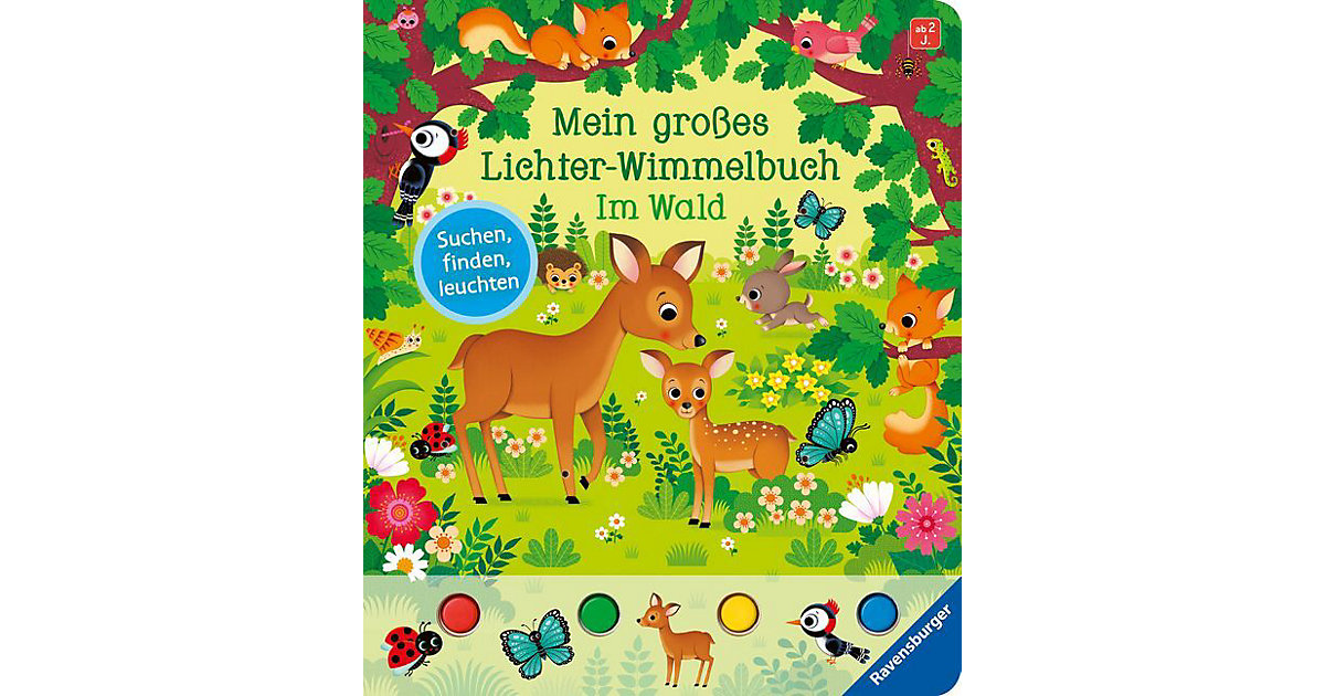 Buch - Mein großes Lichter-Wimmelbuch: Im Wald Buch - Mein großes Lichter-Wimmelbuch: Im Wald von Ravensburger