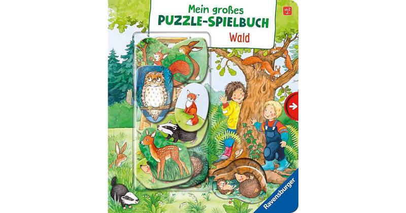 Buch - Mein großes Puzzle-Spielbuch: Wald von Ravensburger
