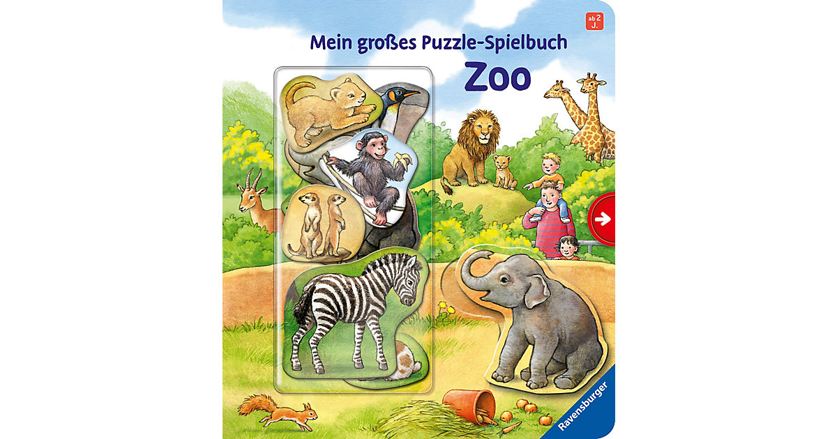 Buch - Mein großes Puzzle-Spielbuch: Zoo Buch - Mein großes Puzzle-Spielbuch: Zoo von Ravensburger