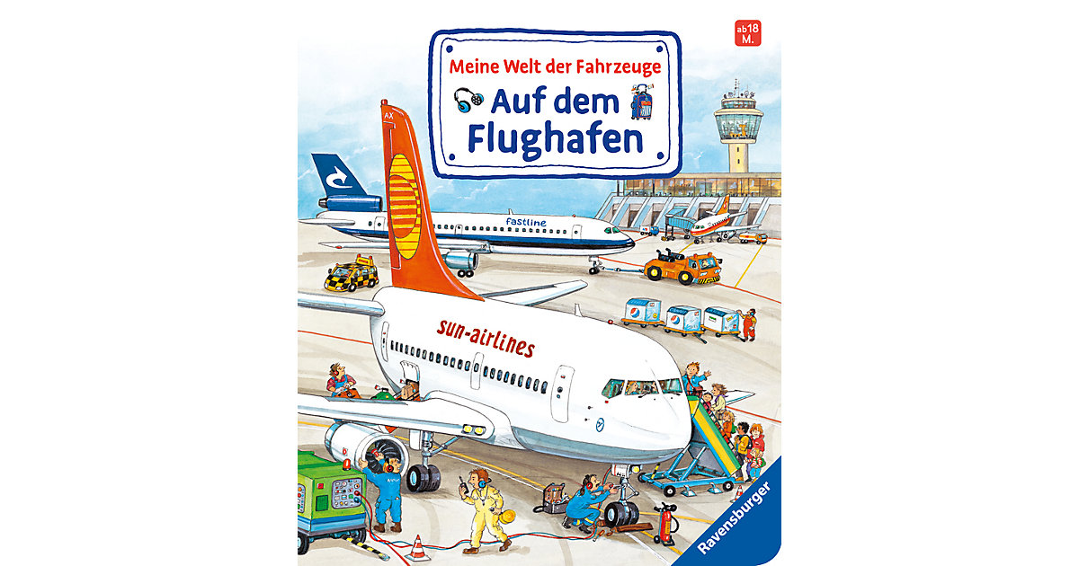 Buch - Meine Welt der Fahrzeuge: Auf dem Flughafen von Ravensburger