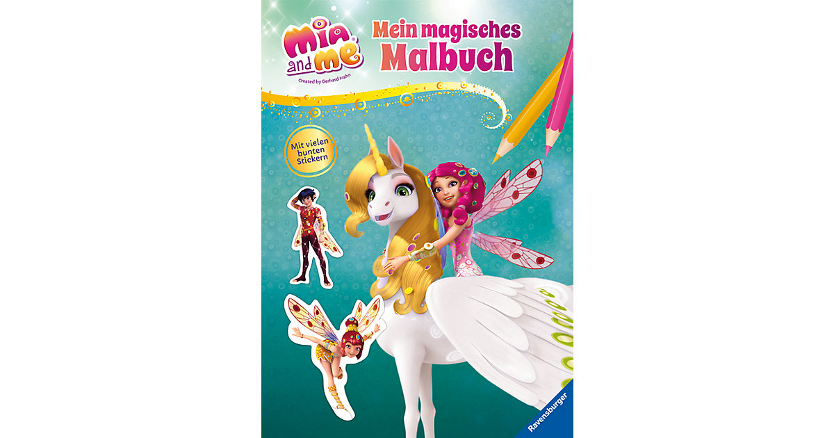 Buch - Mia and me: Mein magisches Malbuch von Ravensburger