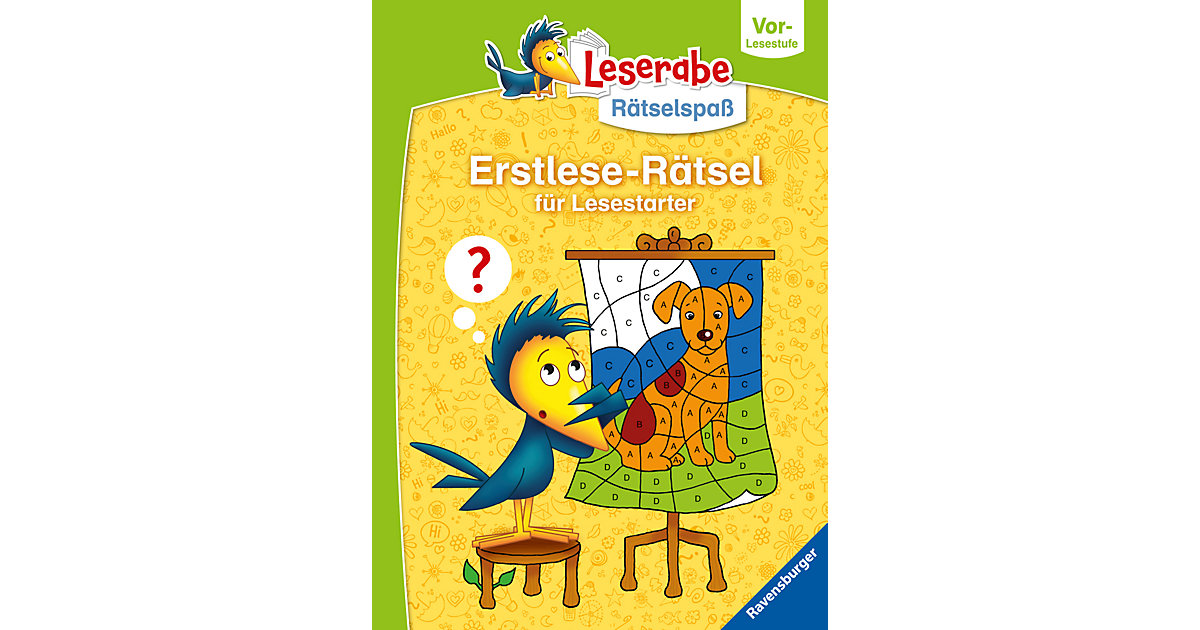 Buch - Ravensburger Leserabe Rätselspaß - Erstlese-Rätsel Lesestarter ab 5 Jahren - Vor-Lesestufe Kinder Buch - Ravensburger Leserabe Rätselspaß - Erstlese-Rätsel Lesestarter ab 5 Jahren - Vor-Lesestufe Kinder von Ravensburger