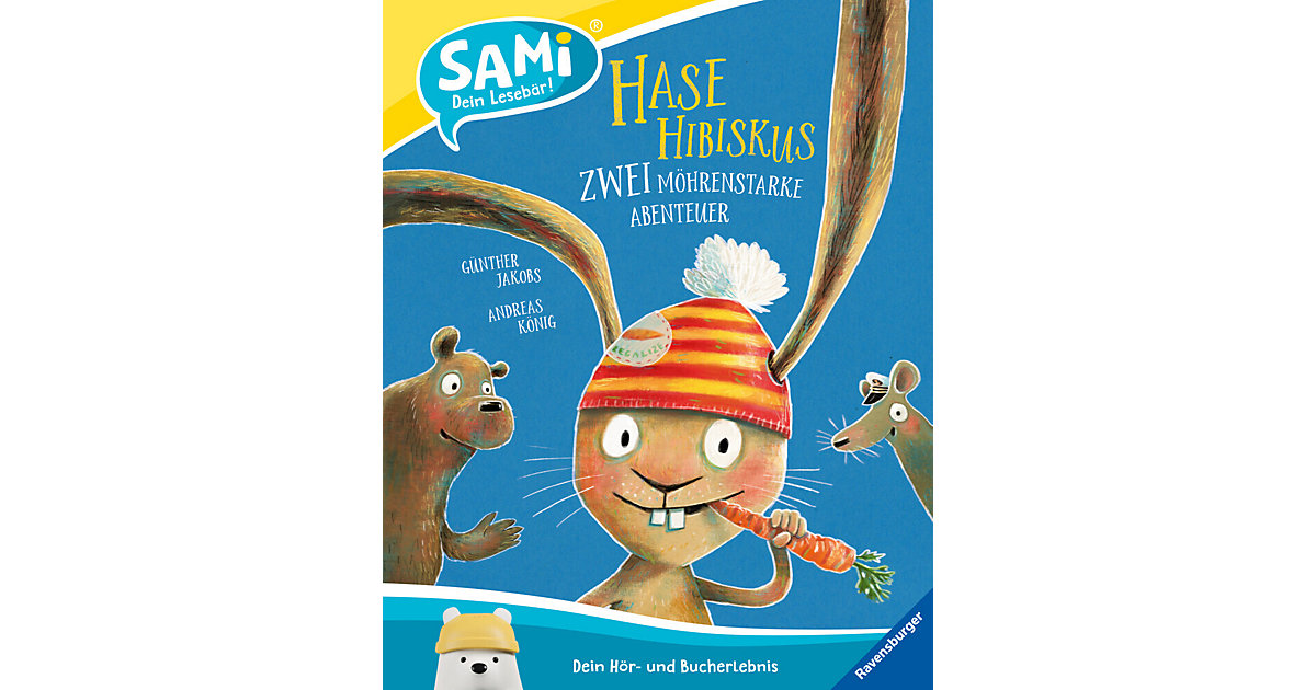 Buch - SAMi - Dein Lesebär: Hase Hibiskus - Zwei möhrenstarke Abenteuer Buch - SAMi - Dein Lesebär: Hase Hibiskus - Zwei möhrenstarke Abenteuer von Ravensburger